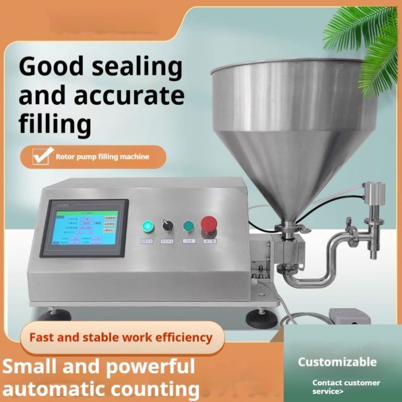 Rotary Food Jam Olie Rotor Lobe Filling Pump Chocolade Filler Pinda Lotion Cosmetische Creme Paste Filling Machine