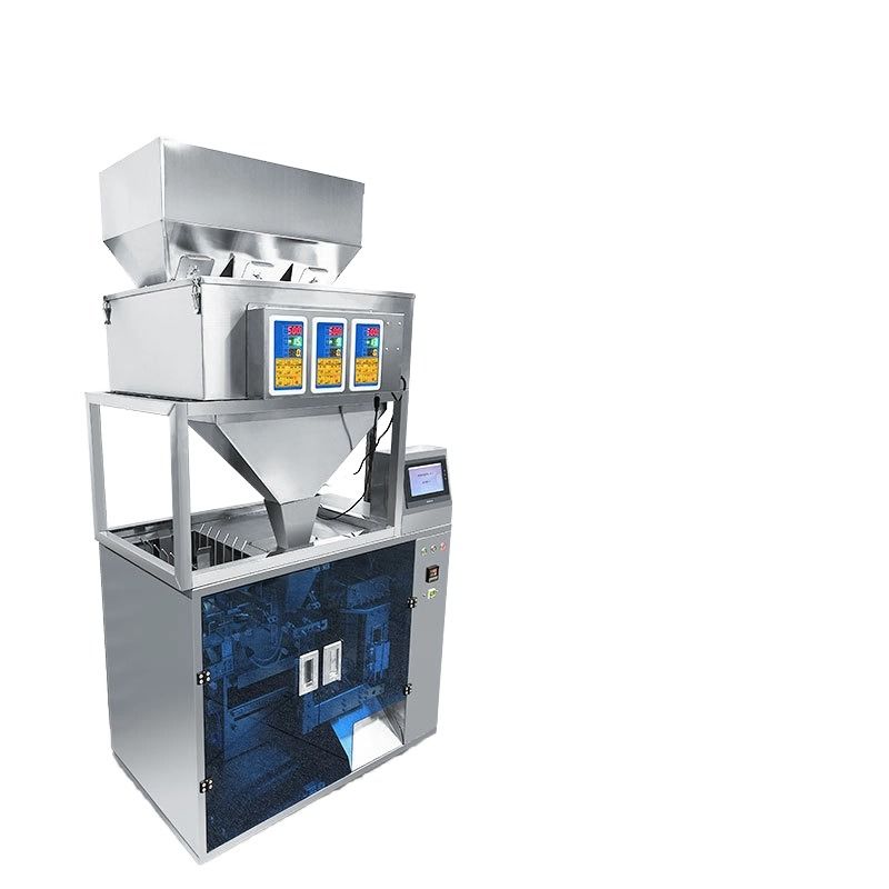 Volledig automatische elektrische voedingsmachine zak granulaat zaad thee noten voer kwantitatieve rits zak voor voorafgemaakte zakken plastic