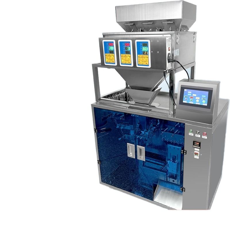 Volledig automatische elektrische voedingsmachine zak granulaat zaad thee noten voer kwantitatieve rits zak voor voorafgemaakte zakken plastic