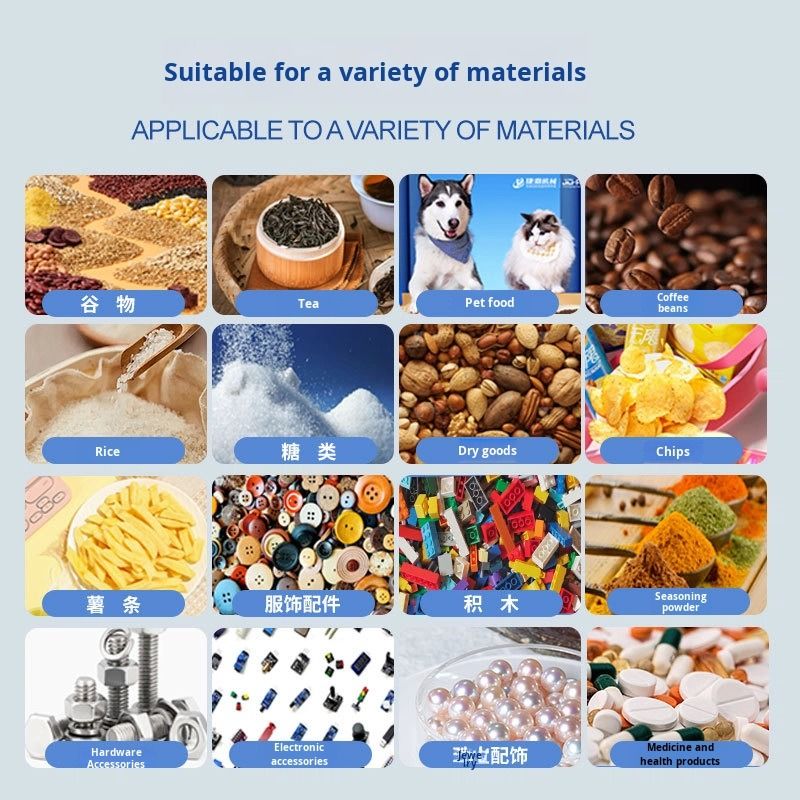 Volledig automatische elektrische voedingsmachine zak granulaat zaad thee noten voer kwantitatieve rits zak voor voorafgemaakte zakken plastic