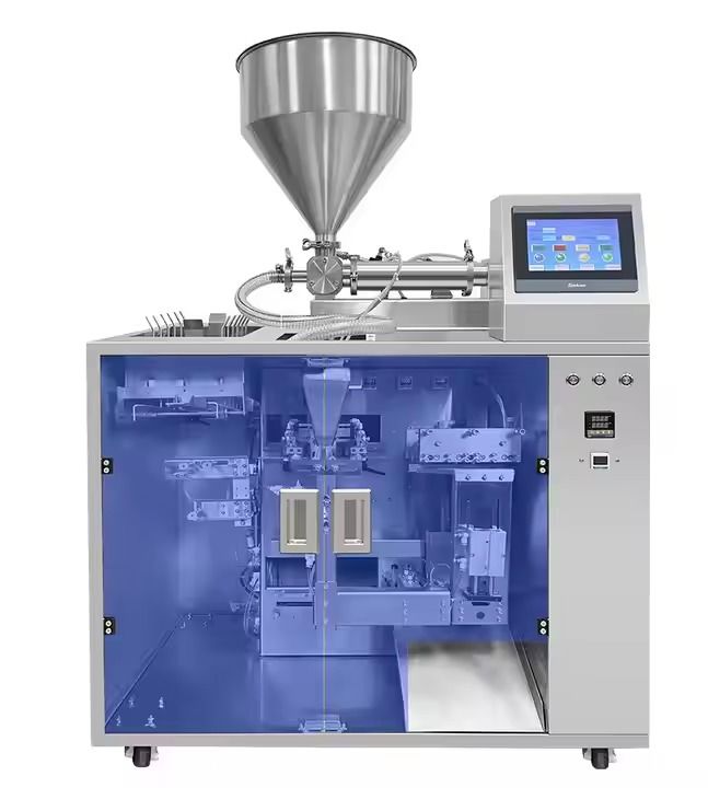 Noten/suiker/koffie/granen/gedroogde vruchten voorgevormde stazak verpakkingsmachine, automatische verticale zakvul- en -sluitmachine