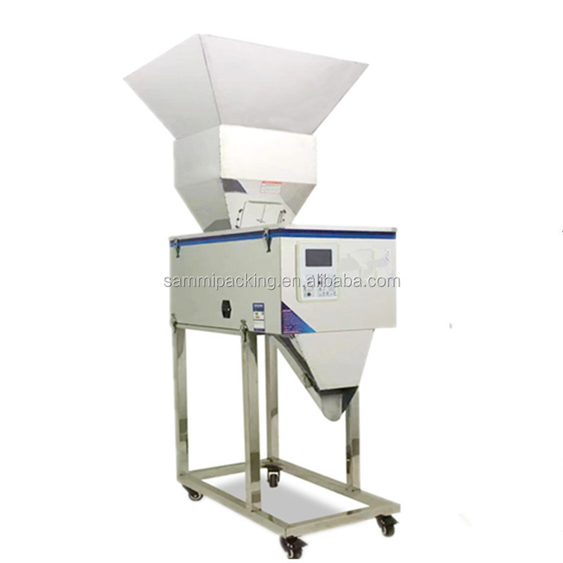 100-5000g Trilling Koffiebonen Theezakje Poederzakje Halfautomatische verpakking Weegmachine