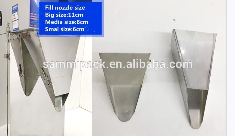 100-5000g Trilling Koffiebonen Theezakje Poederzakje Halfautomatische verpakking Weegmachine
