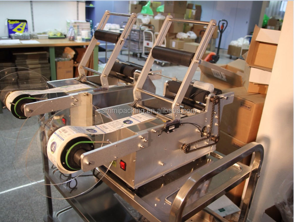 MT50 Semi-automatische ronde flessenetiketmachine, semi-automatische etiketter, semi-automatische etiketter