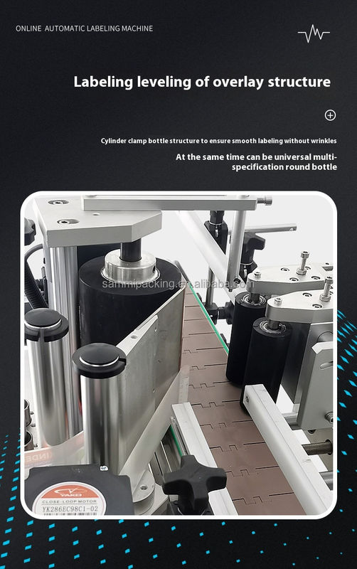 High Speed Vial Kleefkleefmerk Applicator Waterampoule Vial Automatische Ronde Glasfles Labelmachine