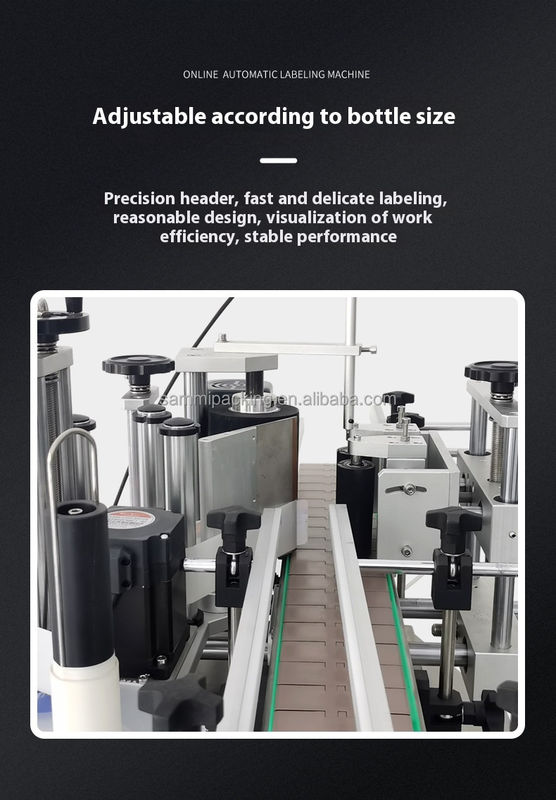 2025 Nieuwe elektrische automatische etiketteringsmachine met hoge precisie,tafeltype zelfklevende sticker applicator voor ronde flessen en blikjes