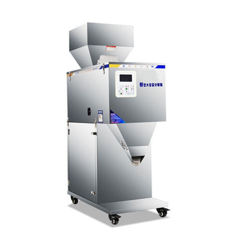 Hoogwaardige 2500g droge specerijenpoeder vulmachine Granule dispenser voor water dranken Graan notenzout