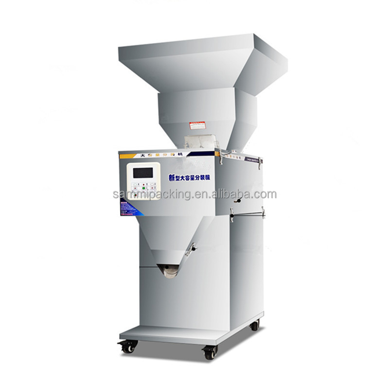 Hoogwaardige 2500g droge specerijenpoeder vulmachine Granule dispenser voor water dranken Graan notenzout
