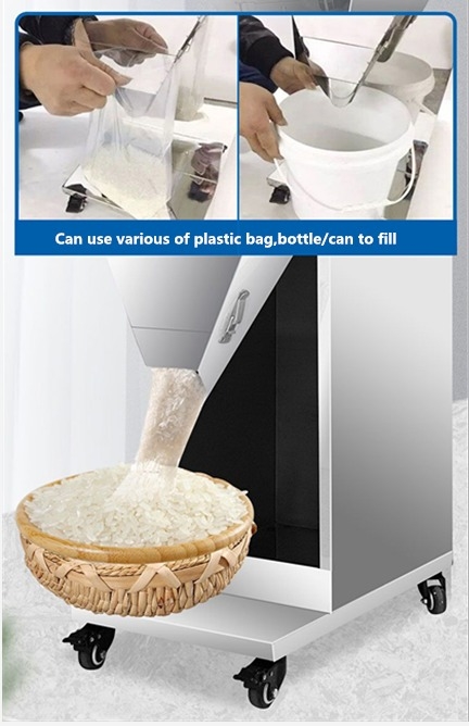 Hoogwaardige 2500g droge specerijenpoeder vulmachine Granule dispenser voor water dranken Graan notenzout