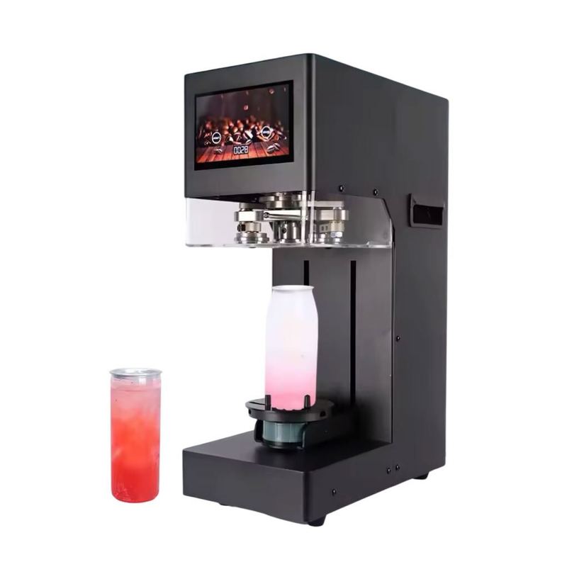 2025 Nieuwe Touchscreen Intelligente PET/Aluminium Can Sealing Machine Hoog efficiënte Canning Machine voor Bubble Tea Shop te koop