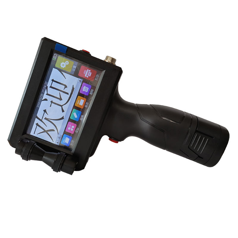 Een inch 25,4 mm handheld inkjet printer codering machines voor datum batch karton hout geweven zak inkjet