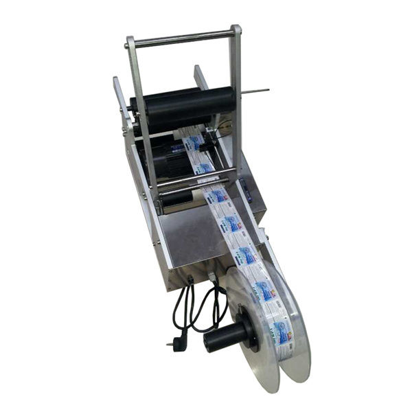 Fabriek die MT-50 semi-automatische theebus zelfklevende sticker ronde fles etiketteermachine levert