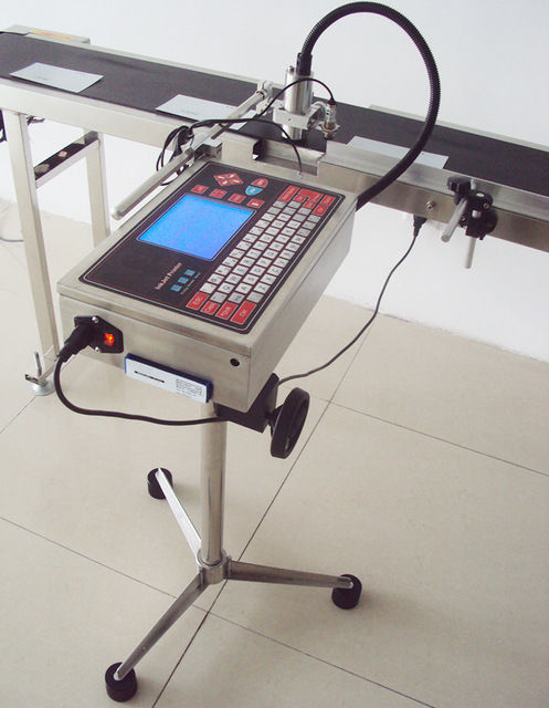 Industriële CIJ inkjetprinter voor fles, draad, kabel, marker, eierdatum, coderen, logo-printmachine