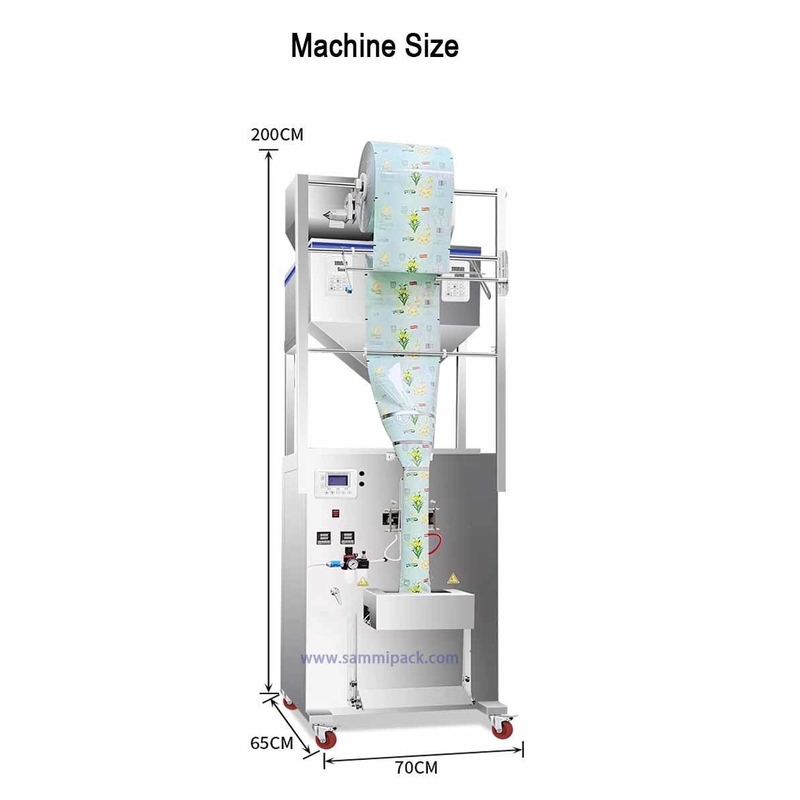2025 Warmverkoop 200-2000 g Multifunctionele dubbele kop weegmachine voor verpakking van noten granen suiker met CE