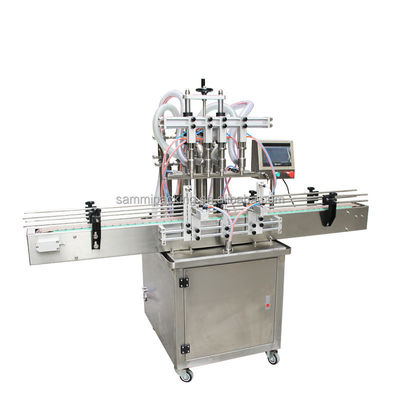Automatische vloeistofvulmachine met 4 sproeiers voor drankjesap