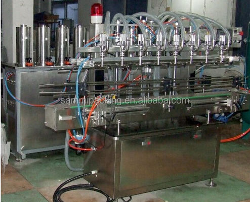 Automatisch flessenvullingssysteem met etiketterings- en dekselmachines