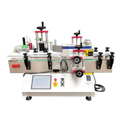 Automatische tafelmachine voor het etiketteren van ronde flessen