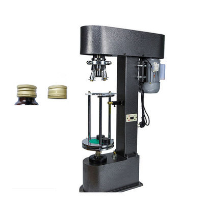 Hoge precisie semi-automatische Ropp Capping Machine voor wijn Whisky flessen Aluminium deksel