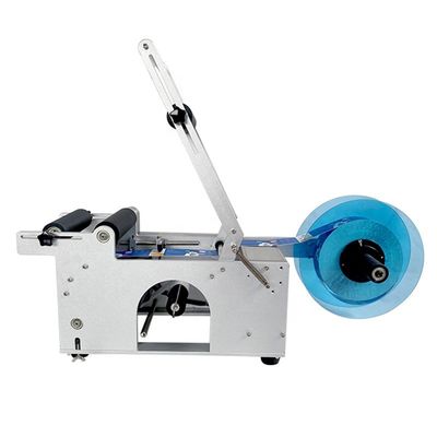 Multifunktioneel rond flessenetiketmachine semi-automatisch 50 flessen per minuut