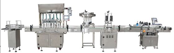 Automatische productielijn voor vloeibare vullen van crèmepasta's