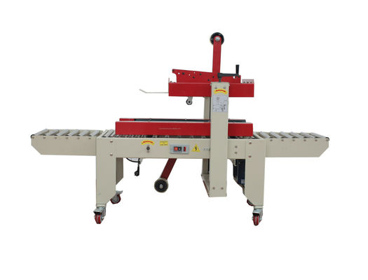 FXJ-4030 semi-automatische linker- en rechter aandrijving gordelband doos karton afdichtmachine