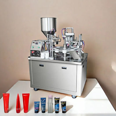 Automatische plasticbuisvulmachine voor het afdichten van haarcrème en tandpasta