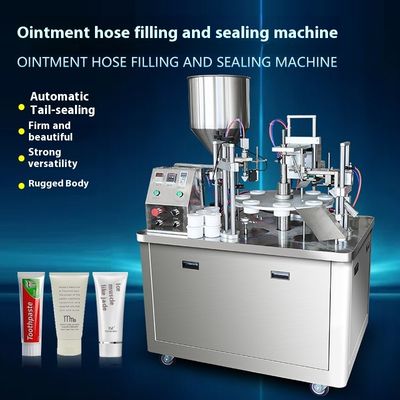 Ultrasone cosmetische crème vul- en afdichtmachine voor kunststofbuis