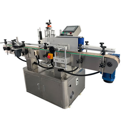 Automatische Ronde Fles Kleefkleefstof blikjes Dranklabel Applicator Cosmetics Labeling Machine