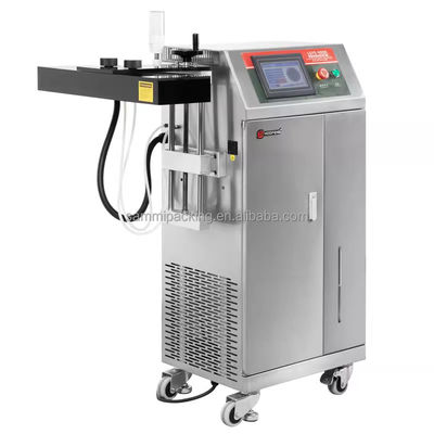 Automatische continue verzegeling van plastic flessen door warmte Elektromagnetische inductie Aluminiumfolie verzegelmachines