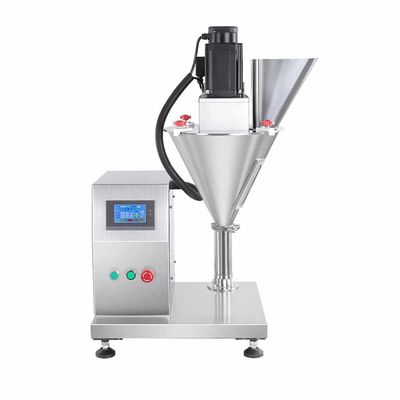 Semi-automatische machine voor het vullen van droog poeder fleszak melk cosmetische chemische poeder weeging dosering auger poeder vulmachine