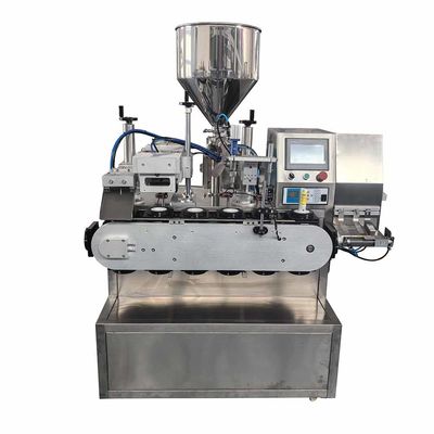 Automatische Pneumatische Aluminium Handzalf Dubbele Dubbele Kamer Buis Volledig Sigel Vullmachine