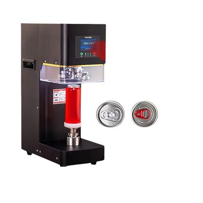 Volledig automatische blikverzegelingsmachine voor bubbel thee metalen verpakking In het Engels