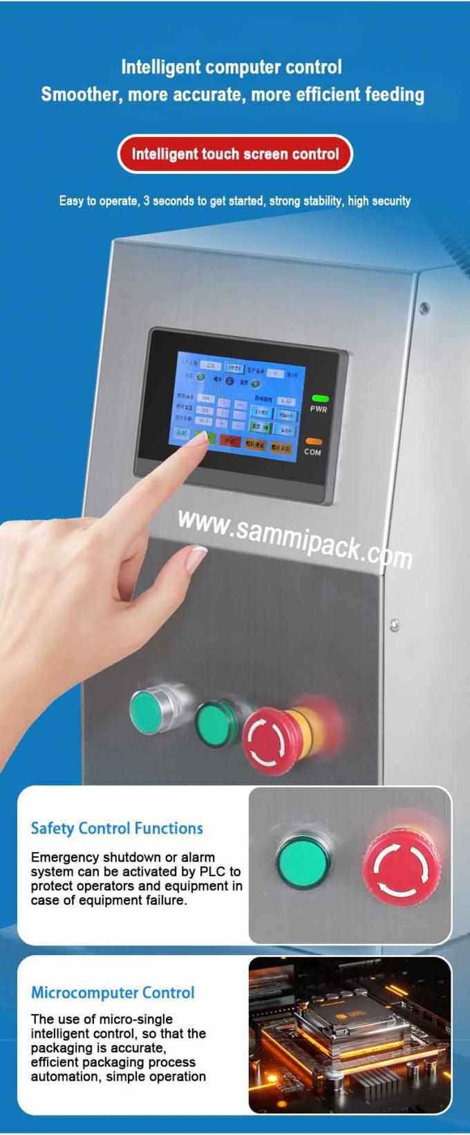 Elektrisch aangedreven semi-automatische poedervulmachine voor fleszak melk cosmetische chemische weegmachine doseringsboog 6