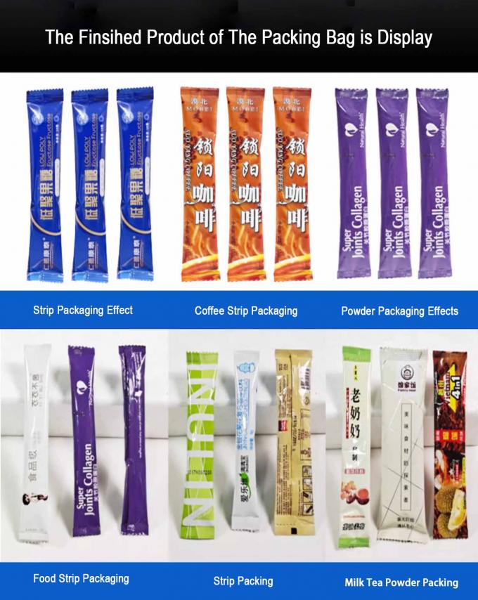 120.000 Kg Enkel Bruto Gewicht Papieren Verpakkingsmateriaal Theepoeder Verpakkingsmachine Met Hot Stamp Coder 8