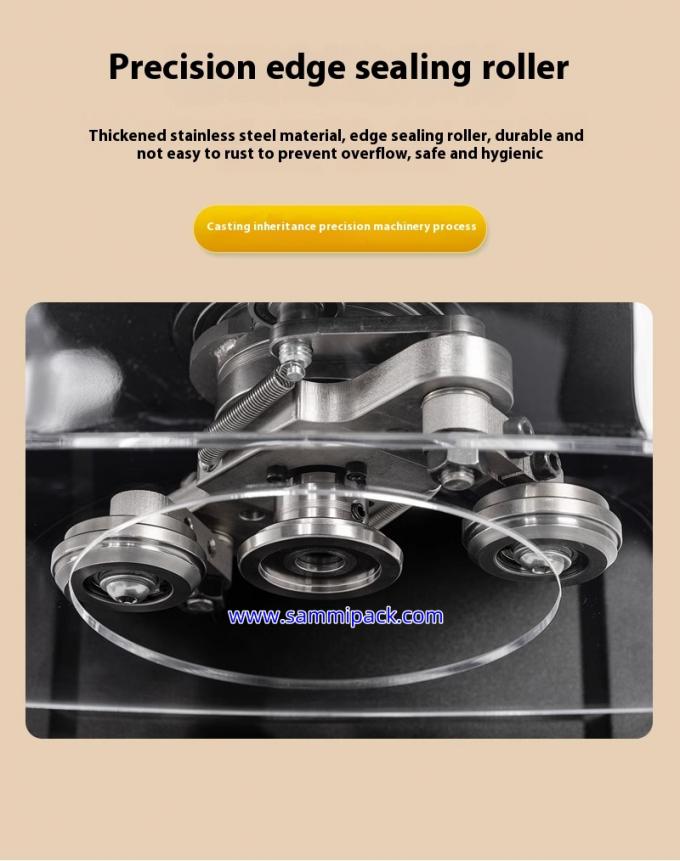 Bubble Tea Kan Sluitmachine Automatische PET / Frisdrankblik Sealer Voor Melkthee Winkels Sap Koffie Verpakking Halfautomatische Klasse 2