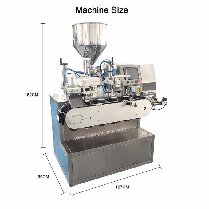 Professionele automatische ultrasone zachte buisvulp- en -verzegelmachine voor cosmetische crèmeverpakkingen 2