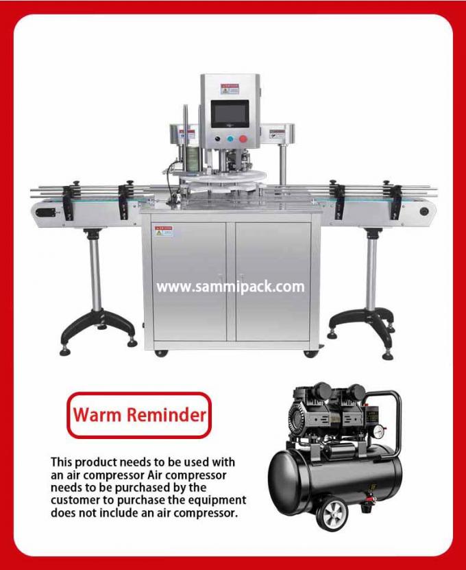 Automatische tafelkappen afdichtmachine voor melkpoeder verf drank voedsel sardine tonijn blikken 1