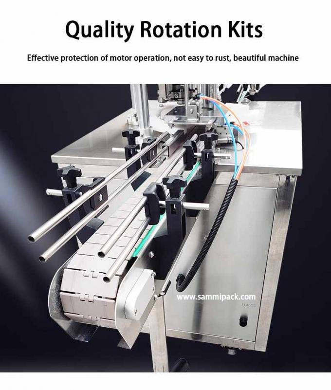 Automatische tafelkappen afdichtmachine voor melkpoeder verf drank voedsel sardine tonijn blikken 3