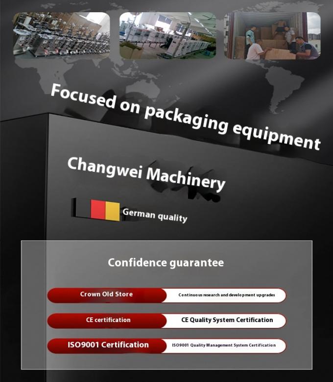 Volledig automatische verpakkingsmachine voor snackpopcorn kin chips notenmeel 1