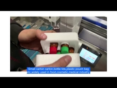 Tafelplaat Flat Surface Flasketijpenmachine Automatische Stickermachine Pocketetijpenmachine