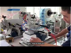 Geen luchtbel verpakkingslabelmachine plat oppervlak met datumprinter