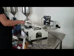 Semi-automatische machine voor het etiketteren van ronde flessen